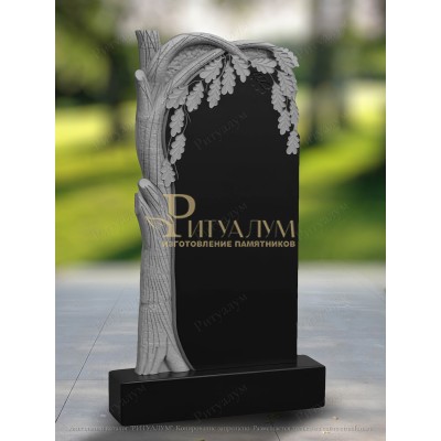 Памятник из гранита Дуб 8 — ritualum.ru