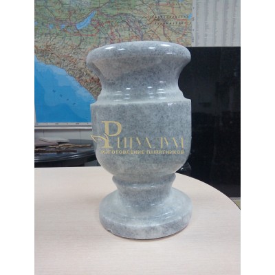 Ваза мраморная 30 см — ritualum.ru