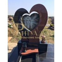 Памятники в виде сердца на могилу в Ростове-на-Дону